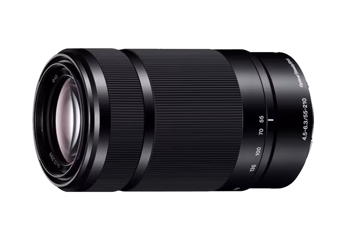 Sony E 55-210mm F4.5-6.3 Lens for Sony E-Mount Cameras (Black)